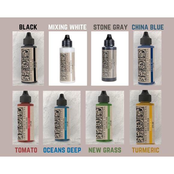 Turmeric Decor Ink - IOD - Brand New - Mix Your Own Custom Colors DIY - Picture 4 of 5